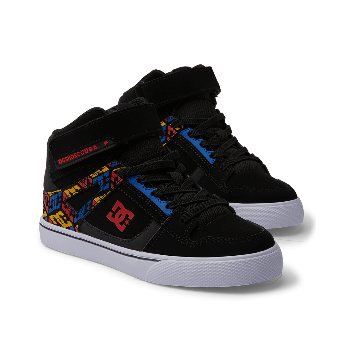 Kids' Pure High Elastic Lace High-Top Shoes - Image 2